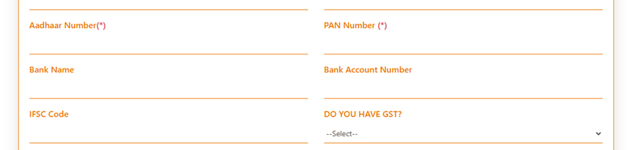 Provide identity and bank details